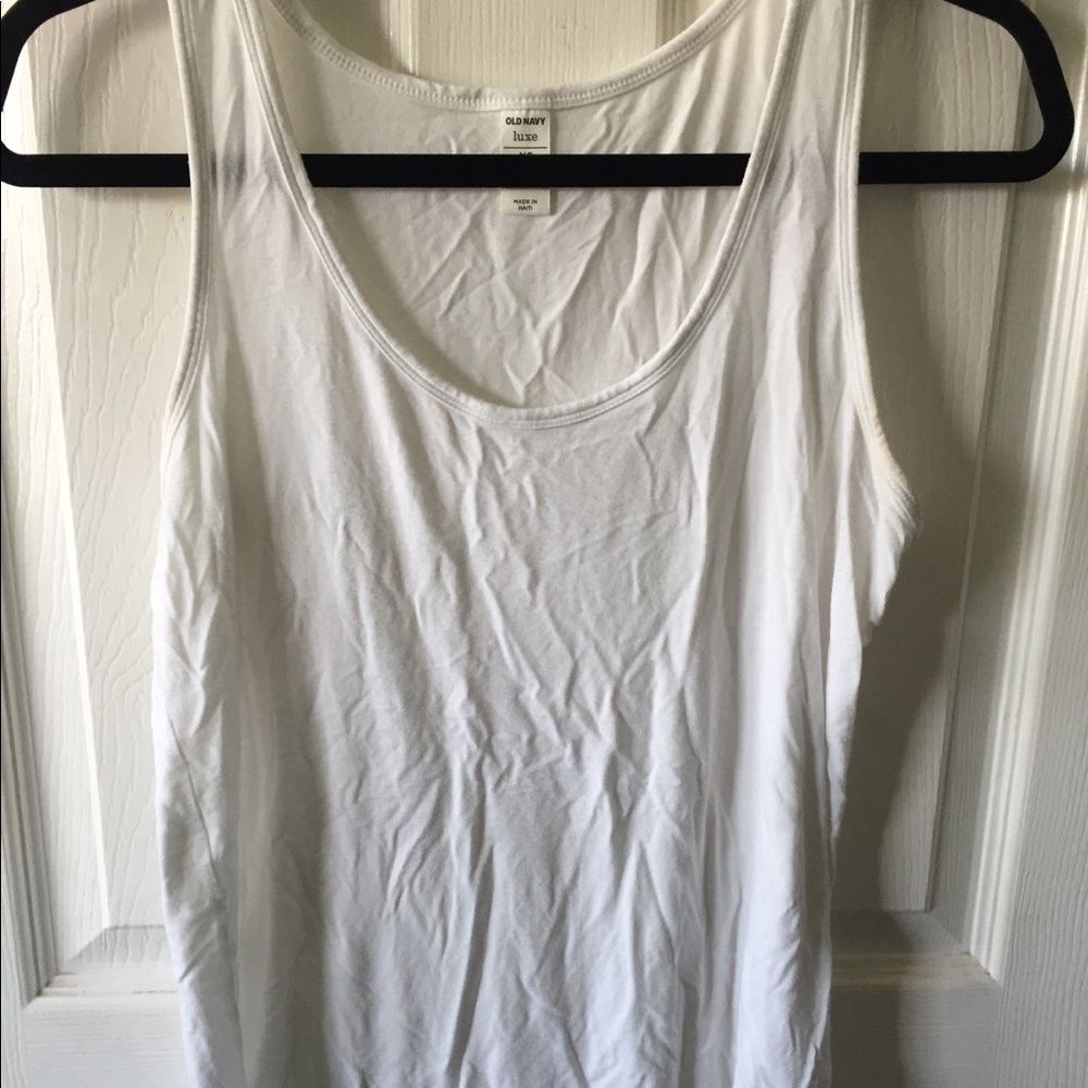 White tank top